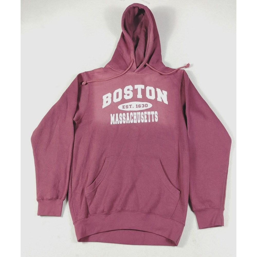 Ritchie's Sportswear Hoodie Sweatshirt Mens Small Red Boston Massachusetts
